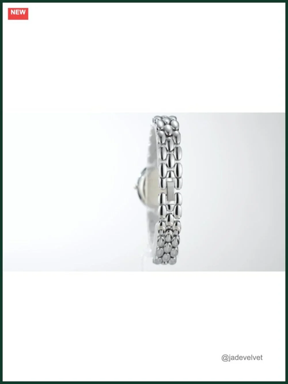 Women's Small Gold Watch Quartz Stainless Steel Stretch Band Casual Bracelet